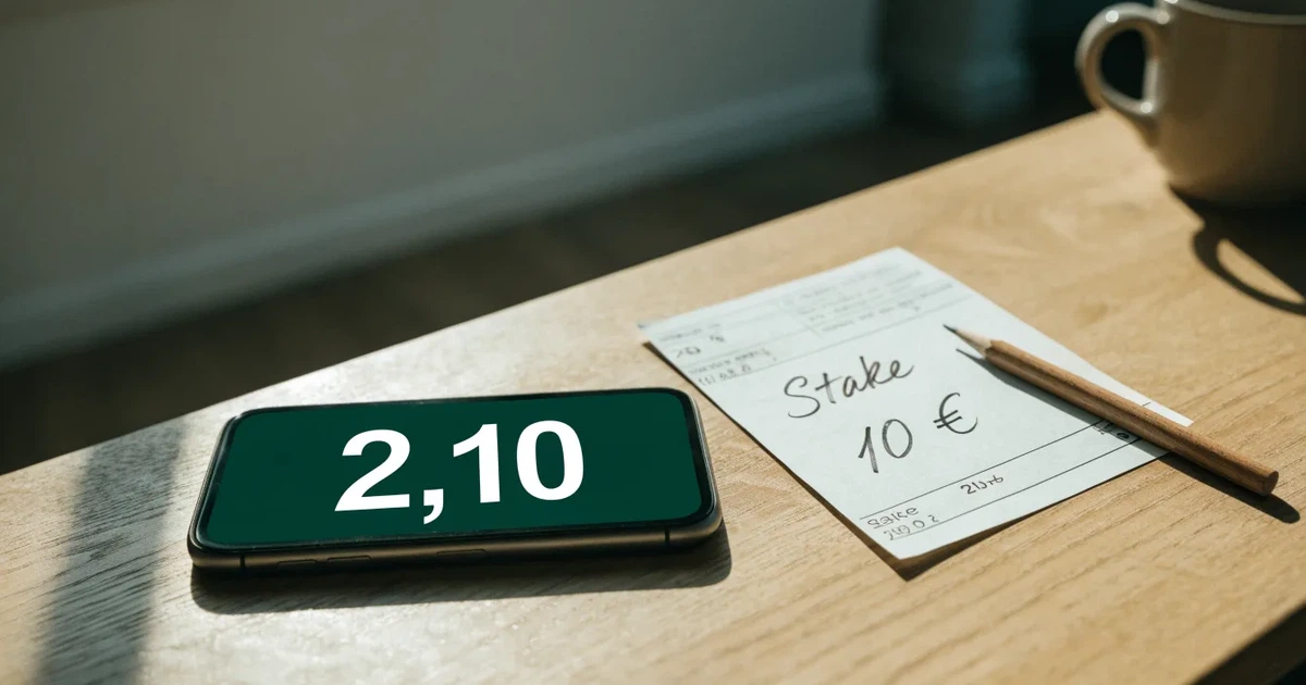 Mehrere Smartphones liegen mit dem Display nach unten neben einem Notizblock und einem Bleistift auf einem hellen Holztisch, seitliches Morgenlicht.